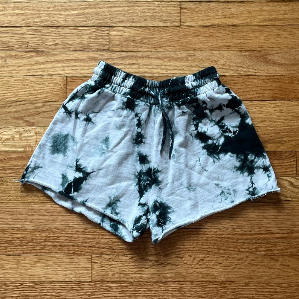 Tie-dye sweat shorts